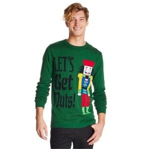 Mossimo “Let's Get Nuts" Nutcracker Ugly Christmas Sweater Men’s XL